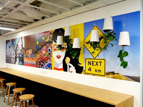 Pepsico wall mural