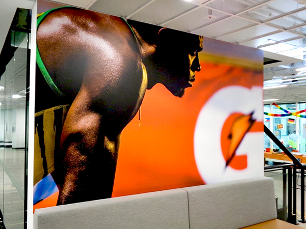 Pepsico Gatorade wall mural