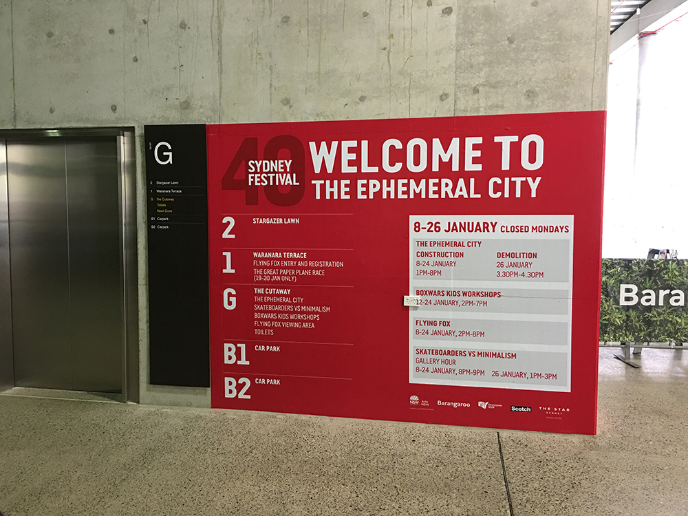 Event Wayfinding Graphic