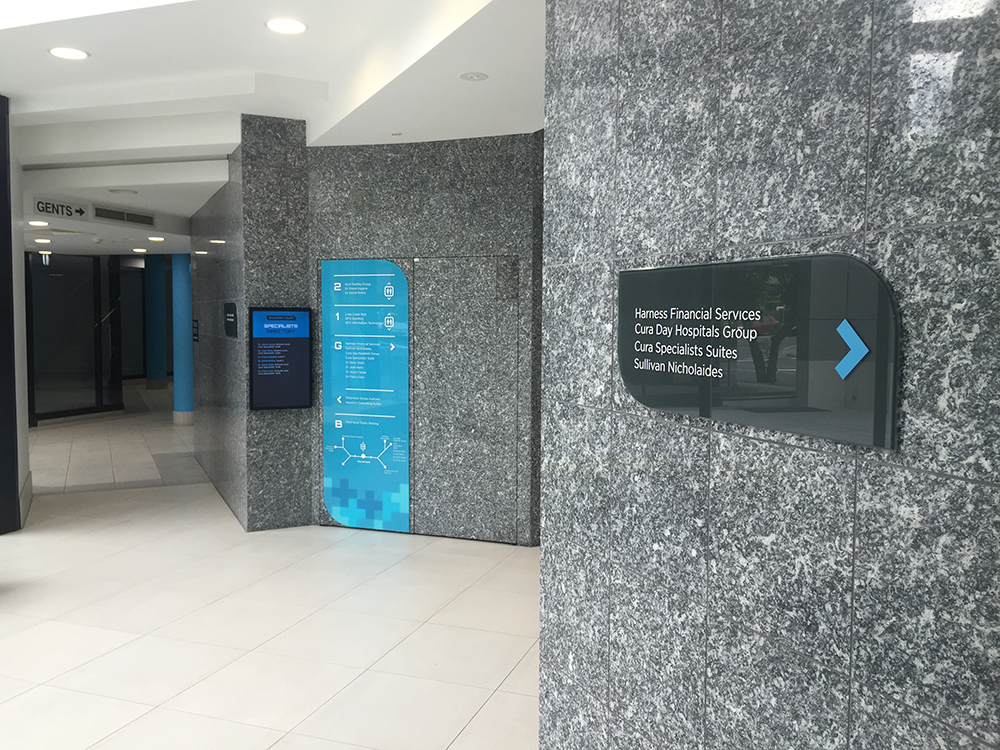 Healthcare Directional Sign