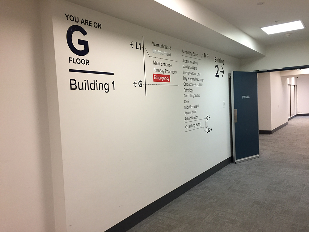 Wayfinding Wall Decal