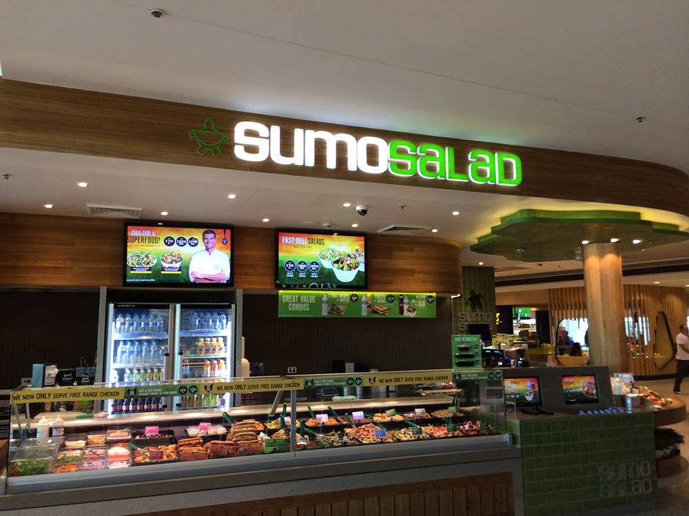 Sumo Salad LED Sign