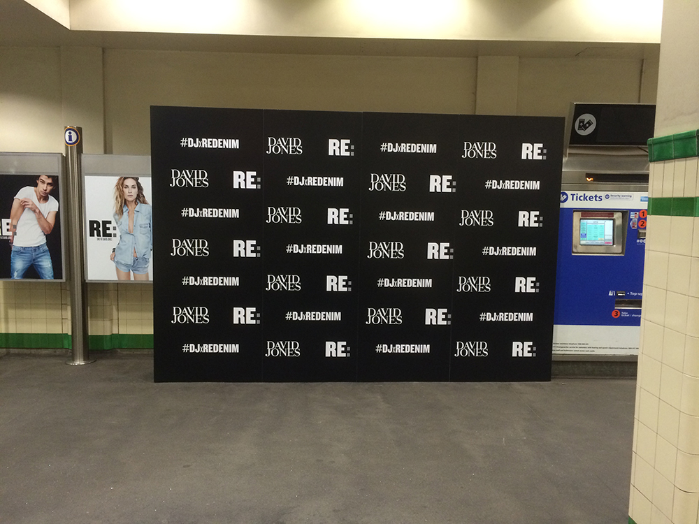 David Jones Media Wall