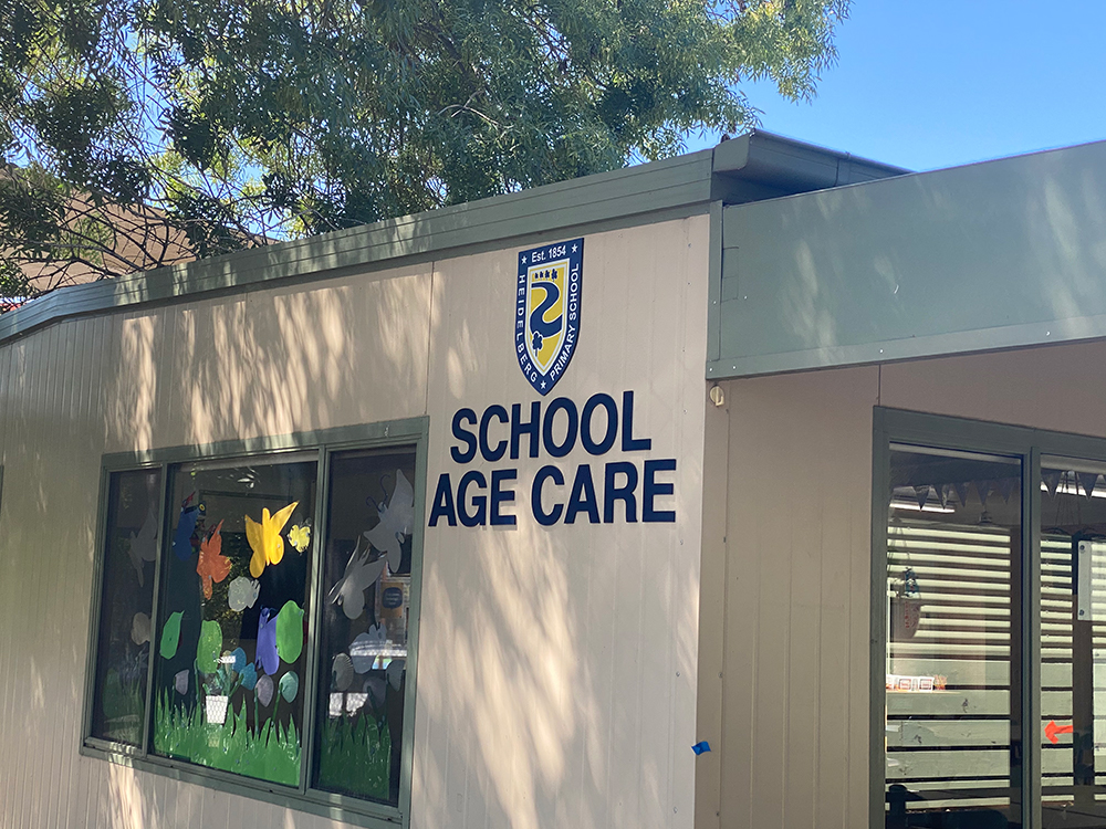 School Age Care Sign