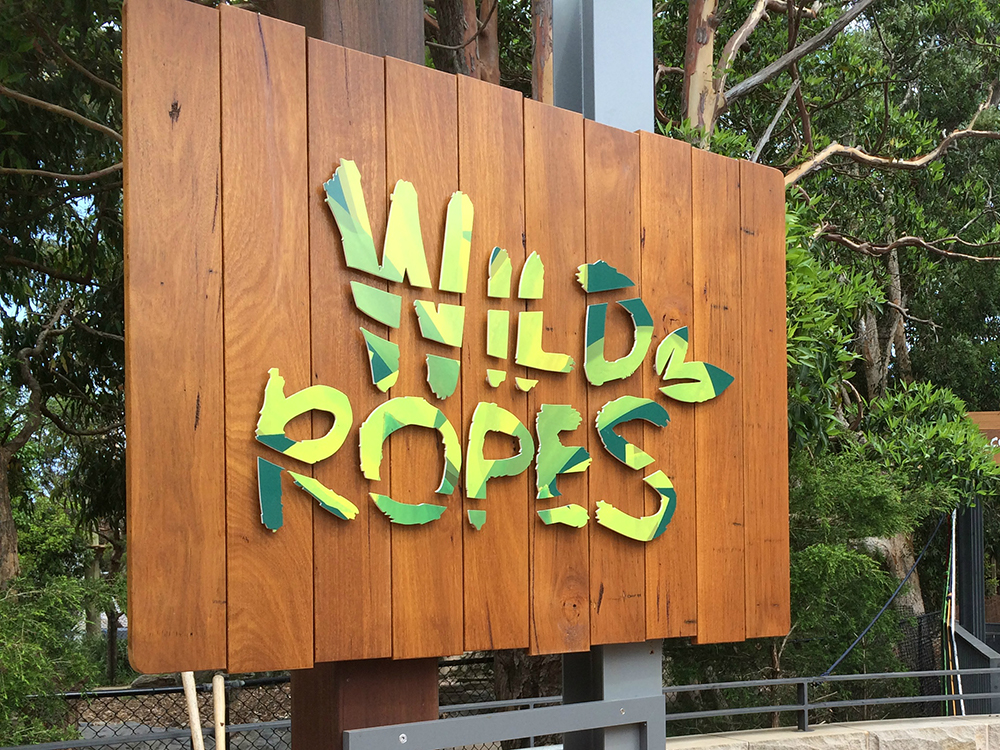 Wild Ropes Sign