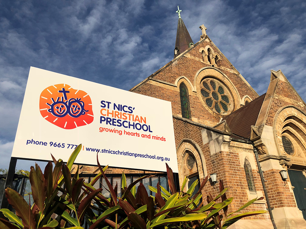 Church Freestanding Sign