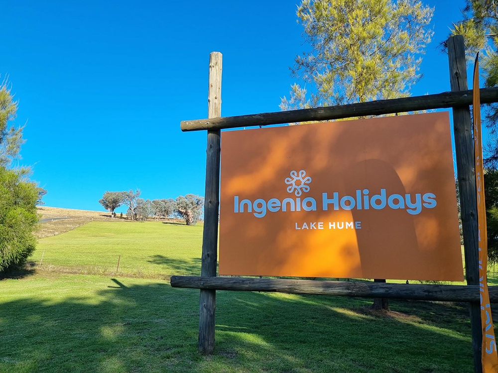 Ingenia Holidays Sign