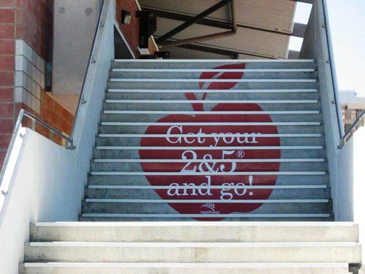 Apple Stair Graphic