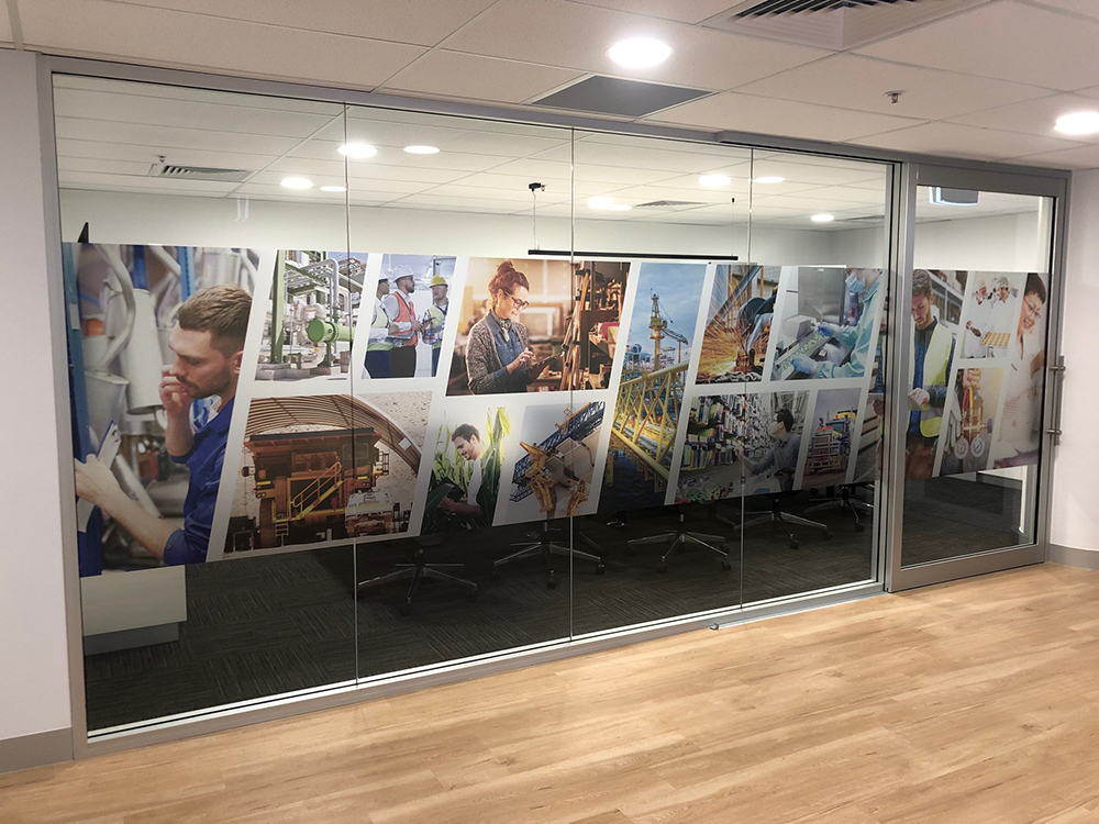 Office Printed Window Graphics