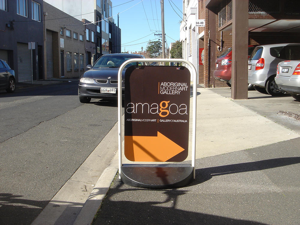 Outdoor Pavement Sign