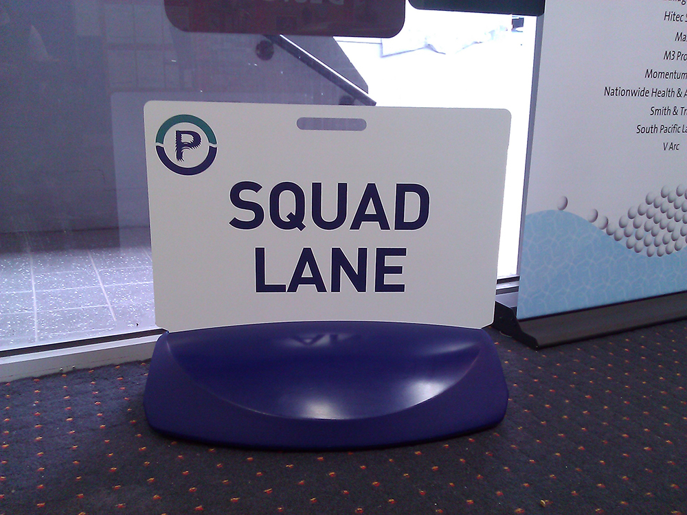 Water base Pavement Sign