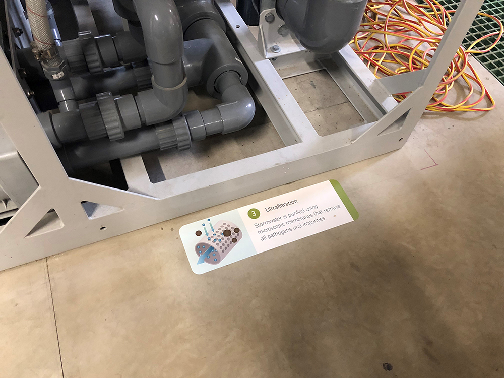 Informational Floor Graphics