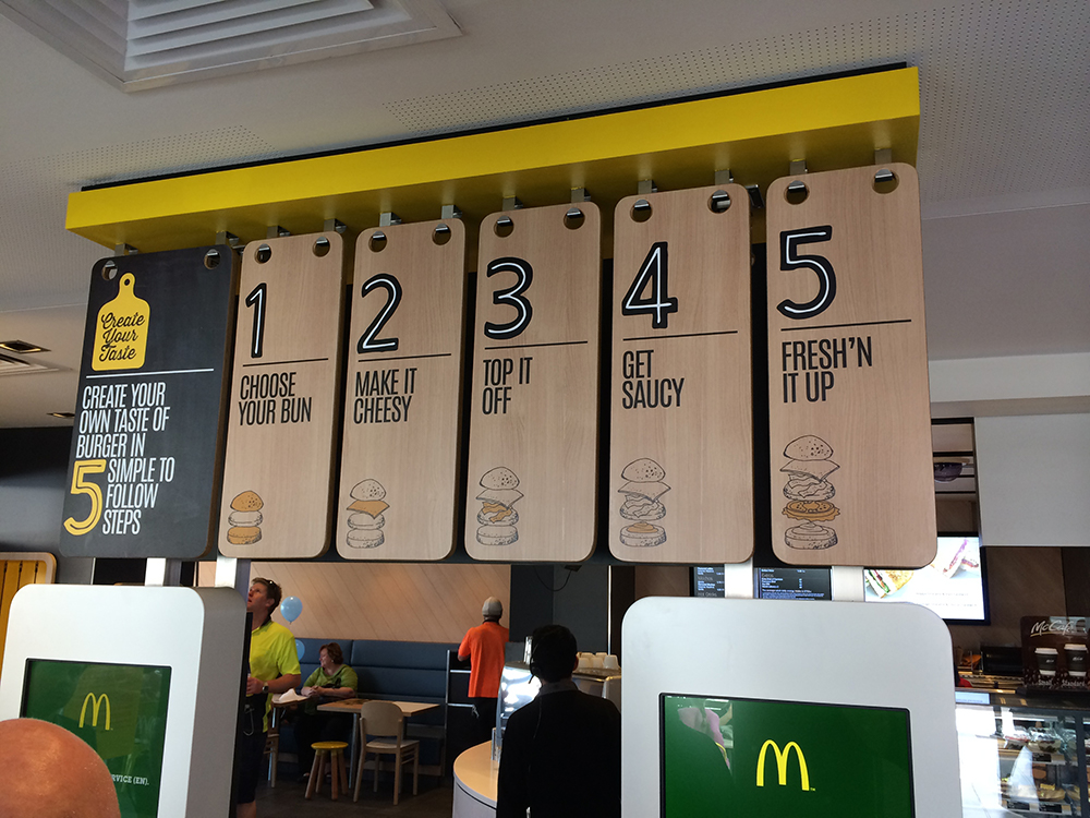 Custom Hanging Menu Boards