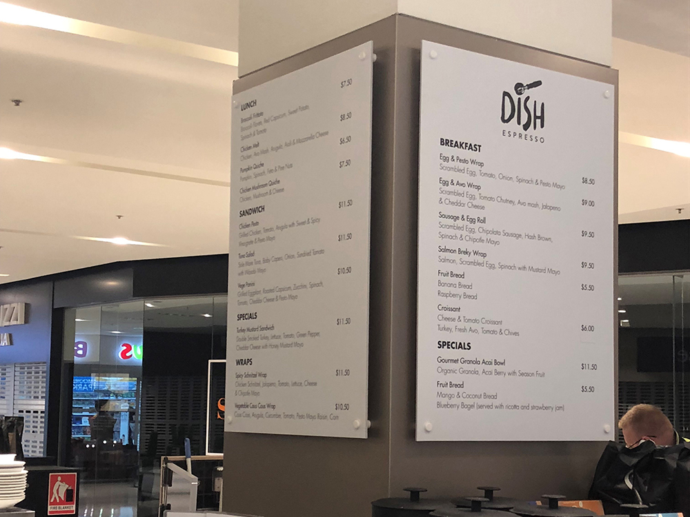 Restaurant Menu Boards